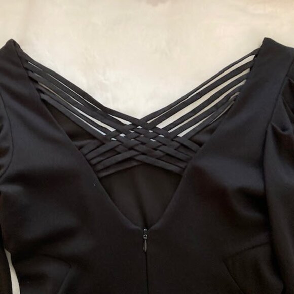 Brand New Bebe Black Mini Sexy Bodycon Dress Size Small - Picture 5 of 8